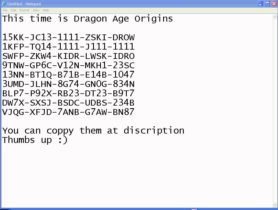 Dragons age origins awakening serial key west